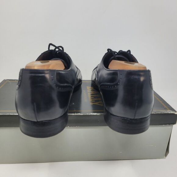 BALLY OF SWITZERLAND Wing Townsend Oxford Dress Shoes Sz 8D Parawet Hand Crafted main image 6